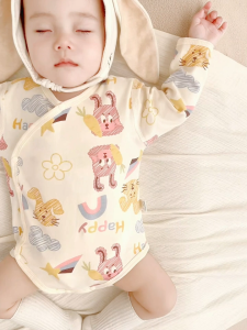 100% Cotton Baby Long Sleeve Bodysuit Infant Clothes for Spring Autumn Soft Comfortable Eco-Friendly Material.