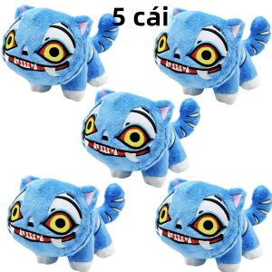 Đồ Chơi Nhồi Bông Anime Demons Hunters Dễ Thương Hổ Tím Đội Mũ Đen Chim Ác Là 3 Mắt Quà Tặng Nhóm Nữ Thợ Săn Quái Vật Đồ Sưu Tầm 1-5 Món