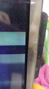 (2247) Haier H75P750UX Mainboard Powerboard Tcon Tcon Ribbon LVDS Button. Used TV Spare Part.