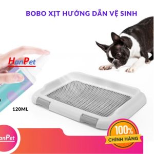 Hanpet - Xịt hướng dẫn đi vệ sinh BoBo thế hệ mới (2 loại ) hướng dẫn chó mèo vệ sinh đúng chỗ