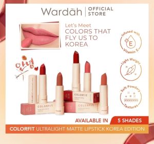 Wardah Colorfit Ultralight matte lipstick