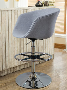 Accessible Luxury Bar Stool Adjustable Bar Chair Modern Home Fashion Minimalist Scandinavian Creative Front Desk Backrest High Leg Chair