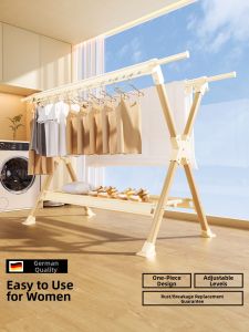 MINGZHI | Folding & Telescopic Indoor Clothes Drying Rack