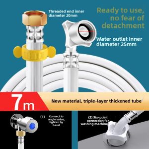 FEIZHUXIANSEN | Extended Universal Water Inlet Hose for Automatic Washing Machine