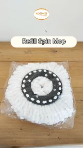 Kain Pel Refill Mop Microfiber Putar Tebal Halus 16 cm