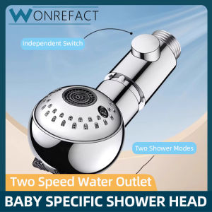 Premium Baby Shower Head Gentle Soft Water Flow Kids Universal Sprayer Nozzle Pause Switch Safe For Sensitive Skin Pang-banyo