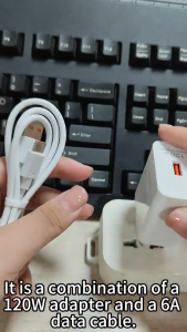 120W Micro USB Ultra Fast Charging Complete Set 1M Data Extra Thick Cable + Adapter for Android Phones