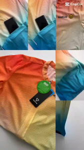 [Nữ] Áo Đạp Xe Nữ Motive WM Cycling Jersey - Vàng Ombre