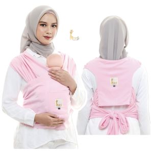 HansBaby Gendongan Bayi Depan M-Shape Instan Wrap 3 in 1 Premium | Gendongan Bayi Newborn