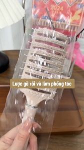 Lược Gỡ Rối Tóc Tạo Kiểu Tóc Phồng Phong Cách Hàn Quốc Chải Tóc Massage Da Đầu