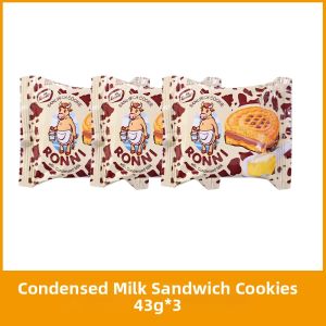 Peanut Hazelnut Chocolate Filling Sandwich Biscuit Snack