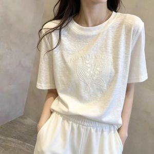 V.C.I | Lightweight Loose Simple Versatile High-Quality Embroidered Short Sleeve T-shirt