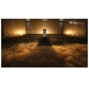 Airdog X5D — Equipped with CO₂ Sensor with Casters TPA Filter Quiet Design — Ideal for Pets Living Rooms Shops Offices Bedrooms — Effective Against House Dust Pollen and Airborne Viruses — Electrostatic Air Purification System with Washable Filte