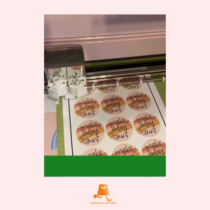 Cetak Stiker kustom Label Makanan Minuman | Isi 30pcs | Free Cutting