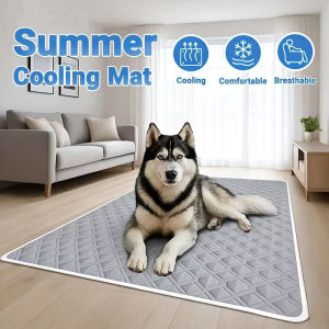 1PC Summer A Pet Cooling Pad Ceiling Washable And Anti Slip Bottom Large Dog Cooling Bed And Cat Ice Pad Cooling Pad For Pets