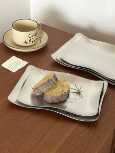 CHIGUASHAONV | INS Style Irregular Elegant Dessert Plate