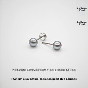 Magic Queen | Titanium Pearl Grey Cultured Earrings