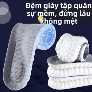 XIANZHAO | Miếng lót giày nam tập quân sự dày thoải mái chống mệt mỏi đế mềm hấp thụ sốc giảm đau cho người lớn tuổi mùa thu 2024