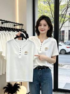 V.C.I | Summer V-Neck Youthful Print Womens T-shirt