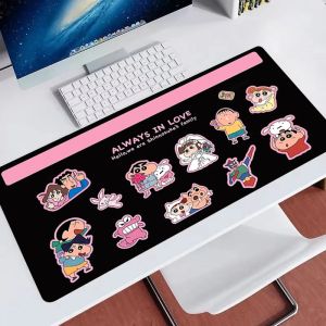 Desk Mat Gamer Mousepads Crayon Shin-chan Pc Mouse Pad Office Desk Pads Large Mousepad Nonslip Mouse Mats for Computer Gift XXL