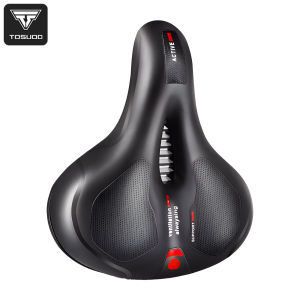 TOSUOD Hollow Breathable Bicycle Saddle Men Women MTB Road Bike Saddle Shock Absorbing Comfortable Big Butt Bike Seat