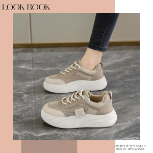 LKShoes พร้อมส่งมาก รองเท้าผ้าใบแฟชั่นผู้หญิง พื้นนิ่มสวมสบาย ไม่ว่าโอกาสไหนก็ใส่ได้ ลวดลายมาใหม่ไม่เหมือนใคร งานเสริมส้นสุดปัง สวยมากสายแฟชั่นห้ามพลาด