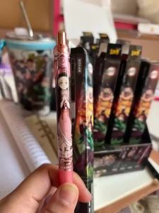 Kayou | Kayou Demon Slayer Press Gel Pen Dawn Version Blind Box Pen Anime Student Stationery 0.5mm Black Ink Signature Pen Gift For Fans