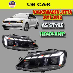 (A5 STYLE) EAGLE EYES Volkswagen Jetta 2011-2018 Dynamic Led Projector Head Lamp Headlamp Headlight Light