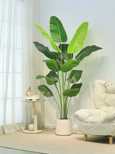 ต้นไม้ปลอมใหญ่ ต้นไม้ปลอม 70-110cm ฟรีกระถางดอกไม้ต้นไม้+หินตกแต่ง สไตล์นอร์ดิก ต้นไม้มงคลสวยๆ ต้นไม้ปลอมแต่งบ้าน ต้นไม้มงคลปลอม ต้นไม้แต่งบ้าน fake plants