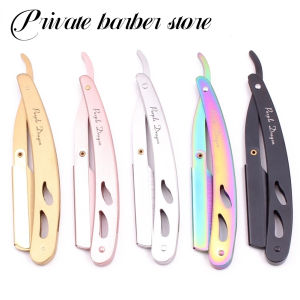 Colorful Mens Manual Folding Shaving Tools Beard Hair Remove Tools Barber Accessroies