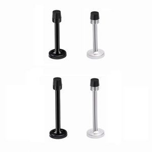 95 / 120 mm Door Stopper Heavy Duty Stainless Steel Door Anti Collision Rubber Buffer Home Hardware