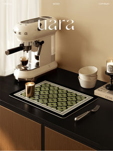 Thảm Chống Trượt Thấm Hút Nước UARA Modern Minimalist PVC Square Kitchen Bar Counter Bathroom Mat Thảm Trang Trí Nhà