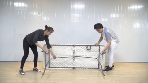 DT Meja Lipat Koper Jumbo Meja Makan Portable Outdoor Indoor Serbaguna Kokoh dan Praktis