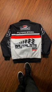 Jaket Nascar Racing Motor Sunmori Pria Printing Distro Varsity Bomber Jaket Pria Vintage Terbaru 96