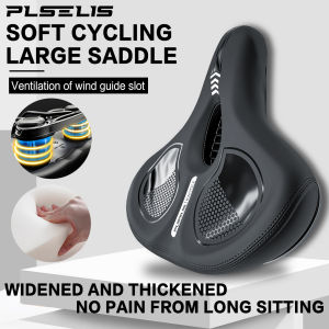 PLSELIS Is Thickened Widened and Enlarged to Double the Softness and Comfort of Shock Absorption. It Has a 620g Bicycle Saddle