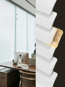 Indoor Wide Easy-Install Aluminum Louvered Blinds