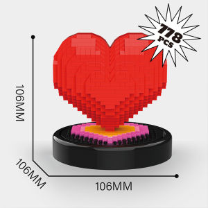 Creative Micro Diamond Love Building Blocks Valentines Day Gift Girls Birthday Gift Confession Artifact Couple Gift Ornaments