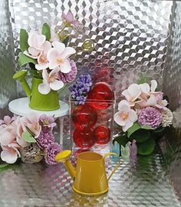 Bình tưới cây bằng sắt phiên bản siêu cute(dùng cắm hoa hoặc trồng sen đá)