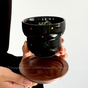 แก้วกาแฟทรงถือได้ แก้วน้ำ แก้วนมลาเต้ แก้วเซรามิก แก้วทรงกลม ลายลูกโป่ง ลายลายนูน ของขวัญเล็กๆ น่ารักๆ