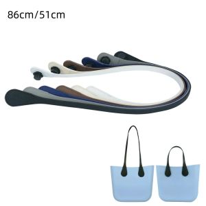 2025 long short  Slim flat pu leather obag Handles shouler straps for O bag hand hold obag accessories