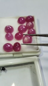 04พลอยทับทิมสีชมพูสด ราคาต่อ1เม็ด พร้อมส่ง