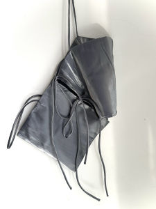 Korean Style Ins Polarized Metal Feeling Strap Vest Top Summer Anti-Aging Design Short Length Belted Outerwear