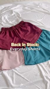 HTP Basics Everyday Shorts for Women Casual Pambahay Soft and Comfortable