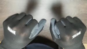 SARUNG TANGAN NYLON LAPIS KARET SILIKON TEBAL KAOS TANGAN KERJA LATEX TEBAL SAVETY GLOVES SILICONE BAGUS MURAH