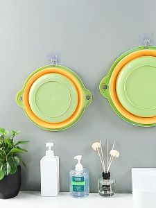 Folding Portable Wash Basin: A Multifunction Household Bathroom Bucket