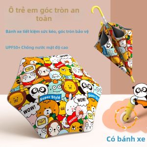 UV Protection Long Handle Childrens Umbrella
