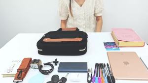Bible Case with Holder Bible Cover for Women Large Bible Bag with Shoulder Strap Leather Bible Study Bag Christian Gifts