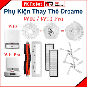 Phụ kiện Thay Thế Robot Dreame W10 & W10Pro Chổi Cạnh Bộ Lọc Hepa Giẻ lau/