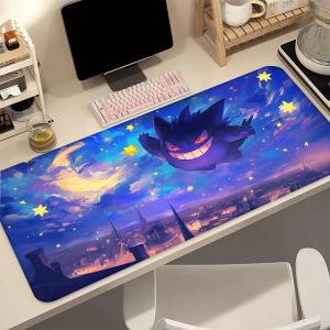 Bandai | G-Gengar Mouse Pad P-Pokemon Anime Gaming Mousepad Large XXXL Extended Soft Desk Pad Computer Keyboard Pad Mat for Gamer Office