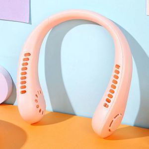 พัดลมพกพา พัดลมห้อยคอ พัดลมคล้องคอ พัดลมคล้องคอ แฮนด์ฟรีส่วนบุคคล แบบพกพ แบบพกพา ตั้งโต๊ะ สำหรับในบ้านและนอกบ้าน